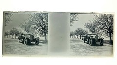 Rare Vintage Stereo Glass Plate AUTO MERCEDES BENZ c.1916 – 4x12cm