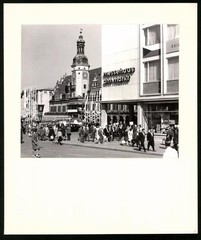 12 photographs view Leipzig, PGH film & image, photos: Heyde, life in social