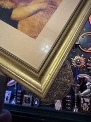 Cherub Playing A Lute 16.5”x13.5” Framed 8×10 Photo