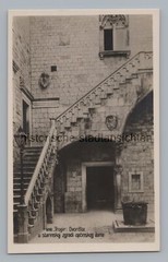 Trogir Kroatien – Dvoriste u starinskoj zgradi opcinskog doma – Foto / AK 1930er