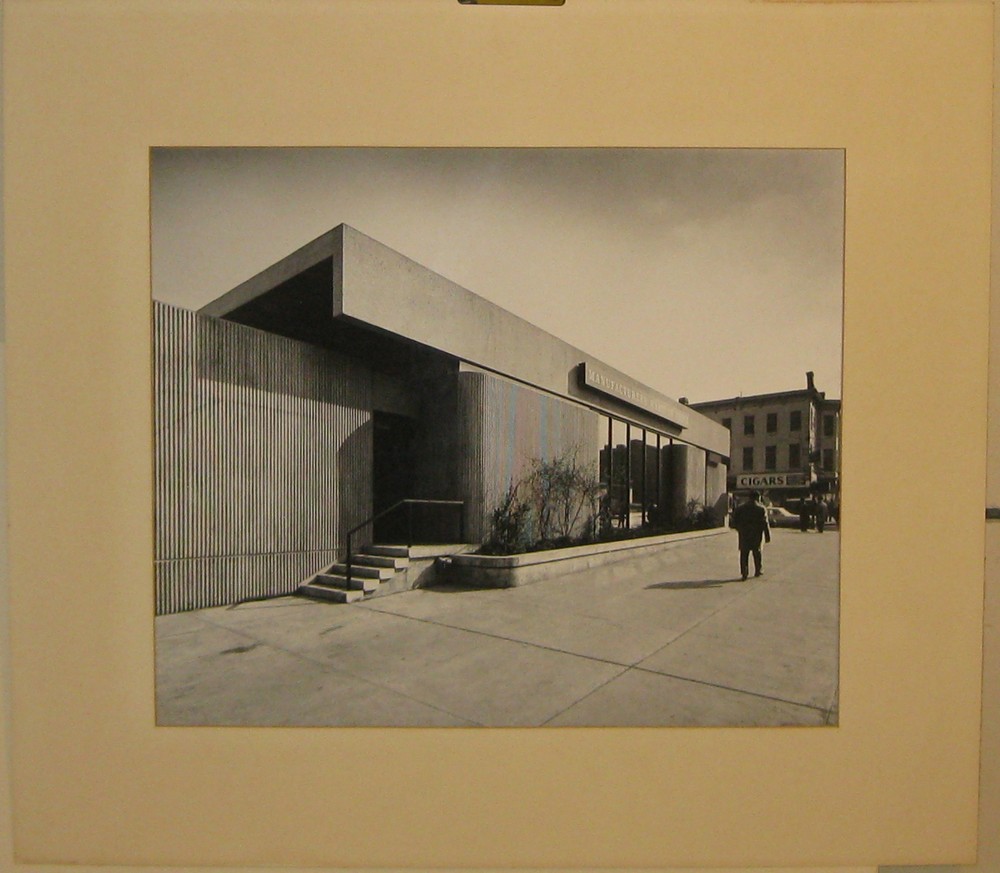 Vintage EZRA STOLLER SCHOOL MODERNIST Bank Architecture PHOTOGRAPH – Manny Hanny