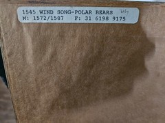 SIGNED THOMAS D. MANGELSEN WIND SONG POLAR BEARS LIMITED EDITION PRINT 117/1200