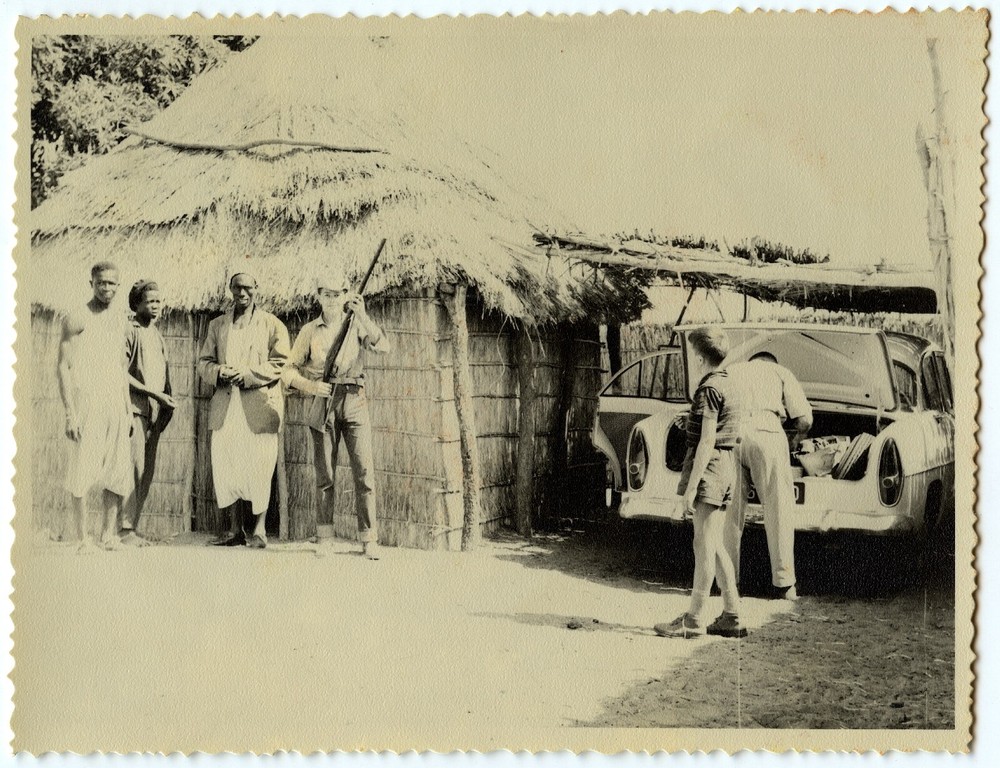 Africa Hunting Scene – Old Photo Year 1950 60