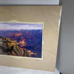 Grand Canyon Photograph Artist Signed James Thompson Double Matted 16 by 22