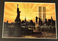 Lot Of 4 Matted Photo Prints Of NYC New York City Skyline 8×10