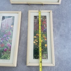 Signed Joseph Barnett Floral Photo Prints Set Maine Artist Framed Garden 6×12