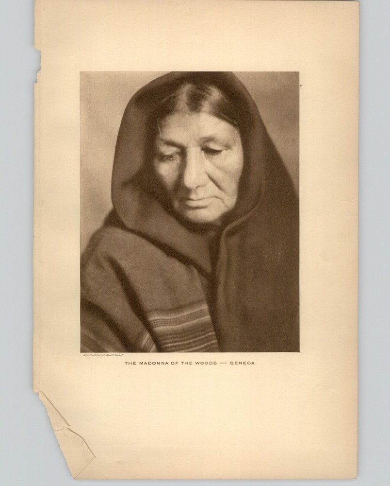 Wanamaker/Dixon, «The Madonna of the Woods-Seneca» 1913, Original Photogravure