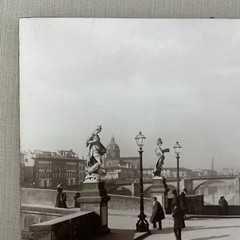 Alinari Collection Photograph Print on Wood Plaque~ Florence Ponte Santa Trìnita