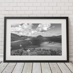 Waterlemon Cay, St John Beach Aerial Photography Wall Art Decor, Leinster Bay