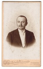 Photography Liebert, Holzminden, Karlstr. 19, Elegant Gentleman with Moustache