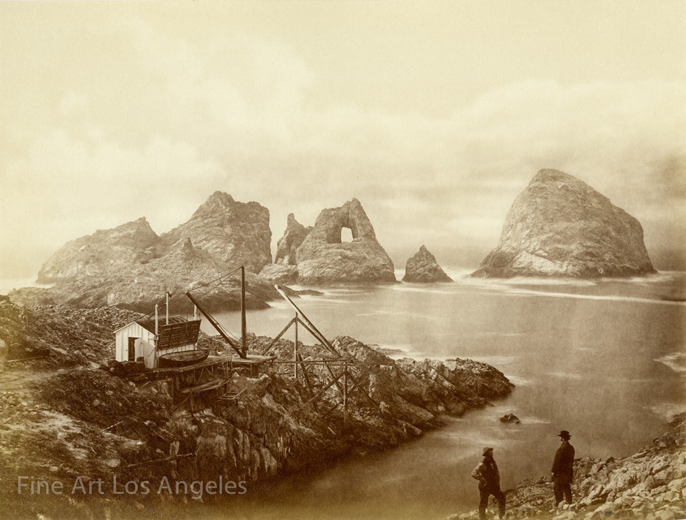 Eadweard Muybridge Photo, Fisherman’s Bay, South Farallon Island, 1871