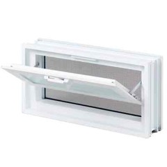 Screen Windows Ventilation Hopper Vent Glass Block Windows Removable Screen NEW