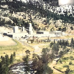Vintage Stillwater Mine Spring 1996 Professional Framed Photograph Nye Montana