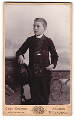 photograph used Kremer, Barmen, Heckinghauerstr. 25, Attractive Boy In Casual