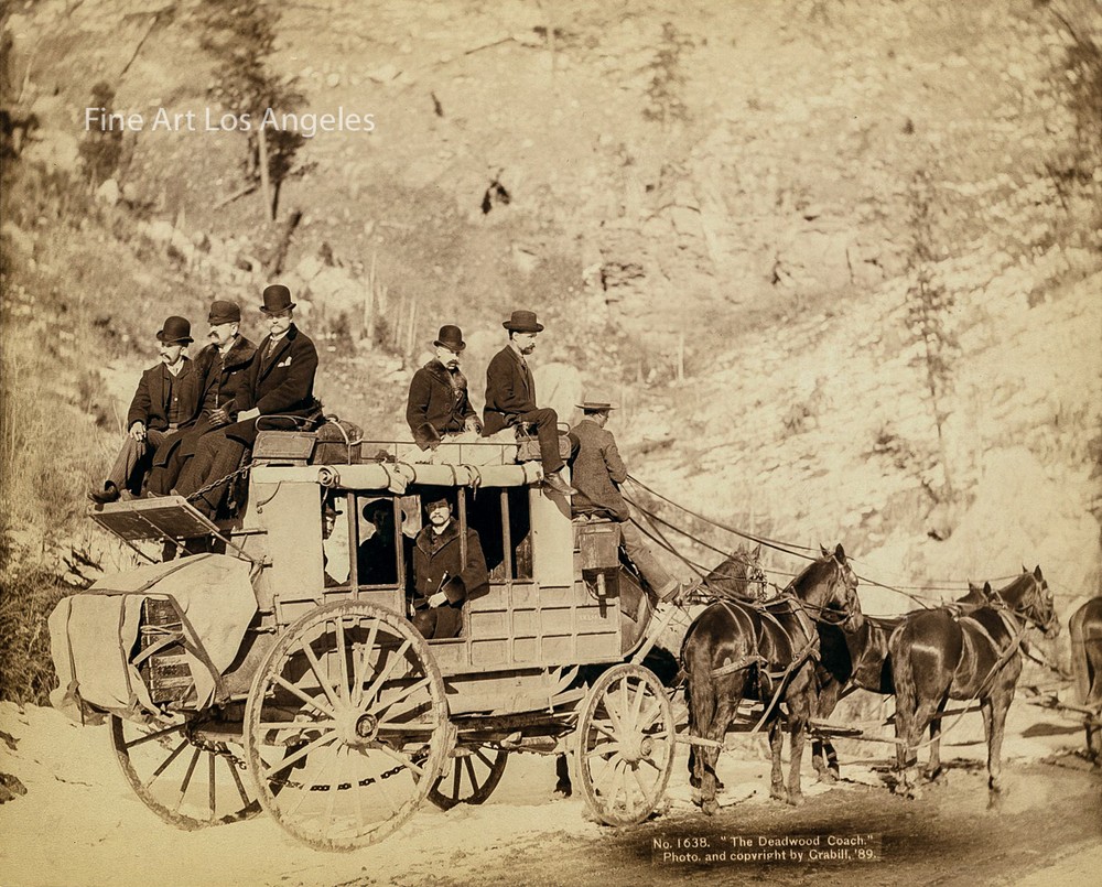 John C.H. Grabill photo, «The Deadwood Coach» South Dakota, 1889