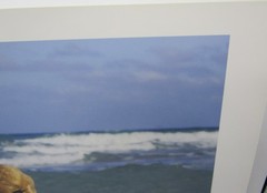 Signed David Parise photograph vintage Barbie beach ball ocean 13×19” 2013