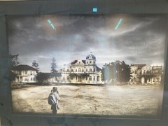 Large Modern Fine Art Noir Photograph Woodville Mansion Malaysia