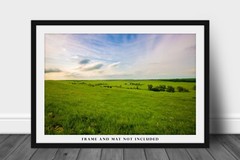 Plains Photography Print – Picture of Tallgrass Prairie in Kansas Flint Hills