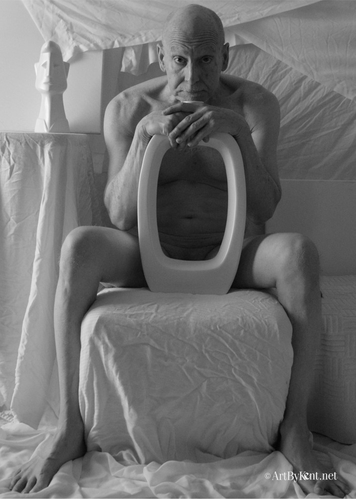 Nude male art model pictures, 5×7″, greyscale
