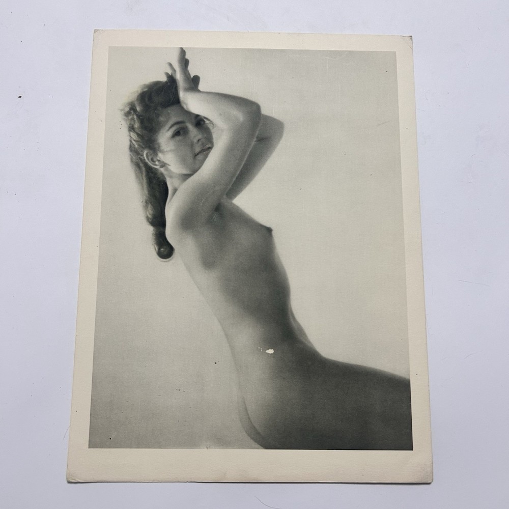 Vintage 20th Century Women’s Art Nude Photography Print White Black 20×30