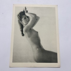 Vintage 20th Century Women’s Art Nude Photography Print White Black 20×30