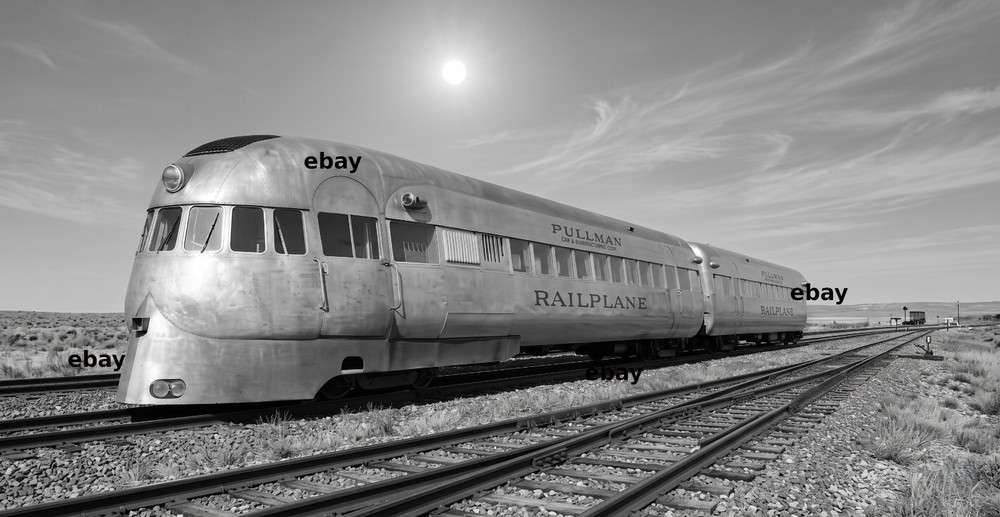 Photo Art Print of the Pullman Streamlined Railplane in 1933