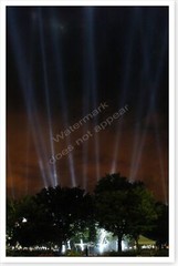September 11th Remembrance 184 Beams Of Light Pentagon Silver Halide Photo