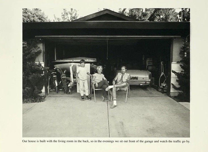 Bill Owens (b. 1938) Art Show Announcement Card 1999 Suburban Folk Tales