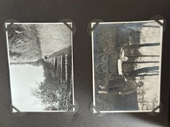 old photo album civilian with defects, civilian, /132