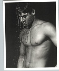 1986 1988 Original Bruce Weber Male Model Bare Chest Wet Head Photo Gravure Art
