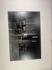 3 Black & White Art Photograph 6 1/2 X10 “Waiting Room” “Pepper” “Backstage”