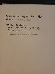 CALDRON ORIGINAL SIGNED ART PHOTO B&W STETTNER VTG MATTE NJ CAMERA