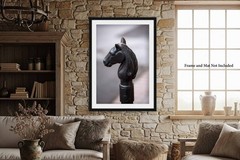 Horse Head Hitching Post Photography Print: New Orleans Louisiana French Quarter