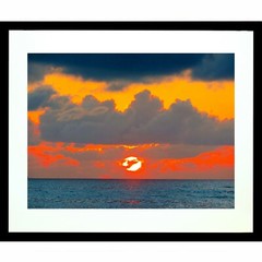 Key West Sunset 11×14″ Art Photo Photograph Print Sun Ocean Clouds Florida Keys