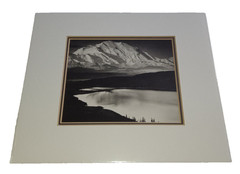 Museum Graphics Ansel Adams Photo Mt McKinley Wonder Lake 4.5 x 5.75 Matted 8×10