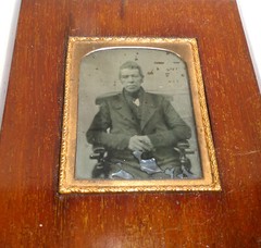 Two Ferrotype / Photos 19th Century Tintype Daguerreotype