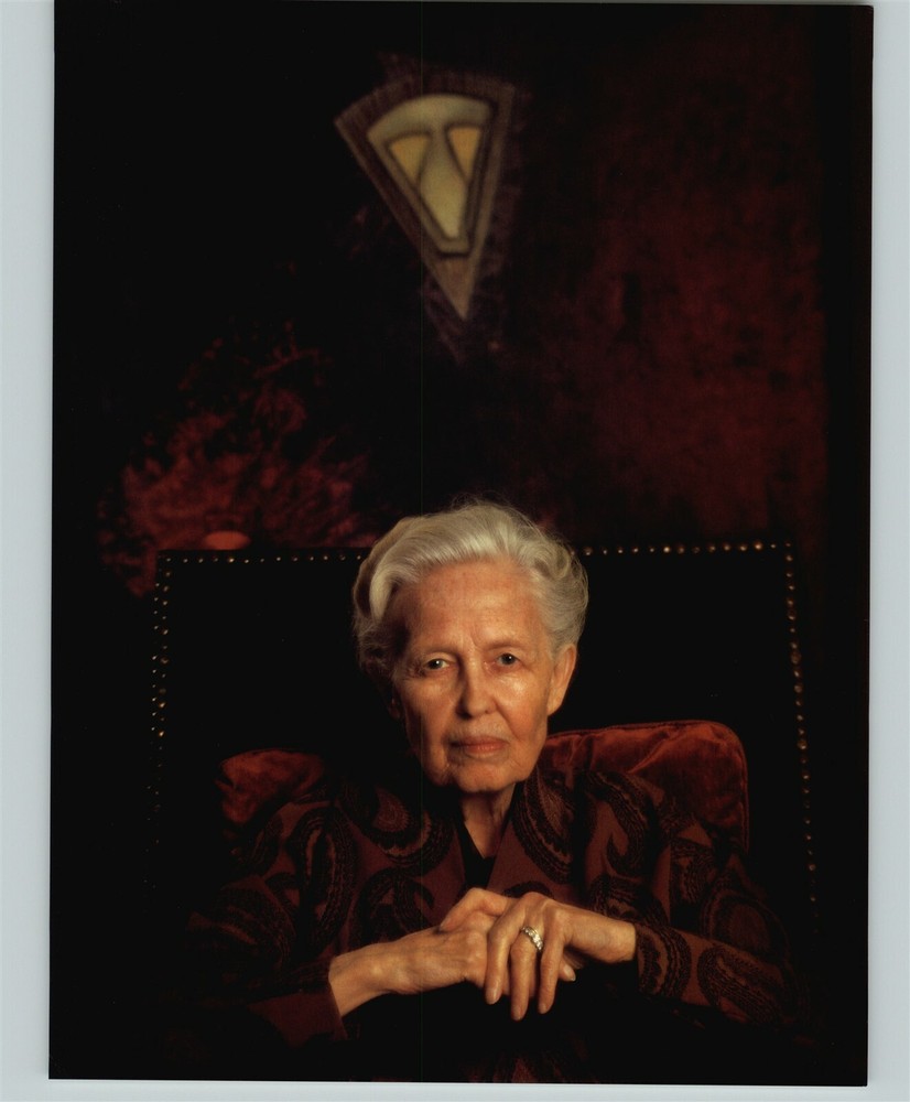 1990-91 1992 Original Yousuf Karsh Dominique de Menil Portrait Photo Gravure Art