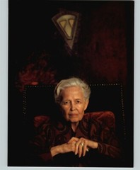 1990-91 1992 Original Yousuf Karsh Dominique de Menil Portrait Photo Gravure Art
