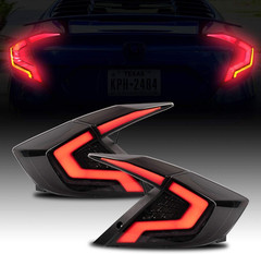 LED Tail Lights for Honda Civic Sedan 10Th Gen 2016-2021 DRL Start up Animation