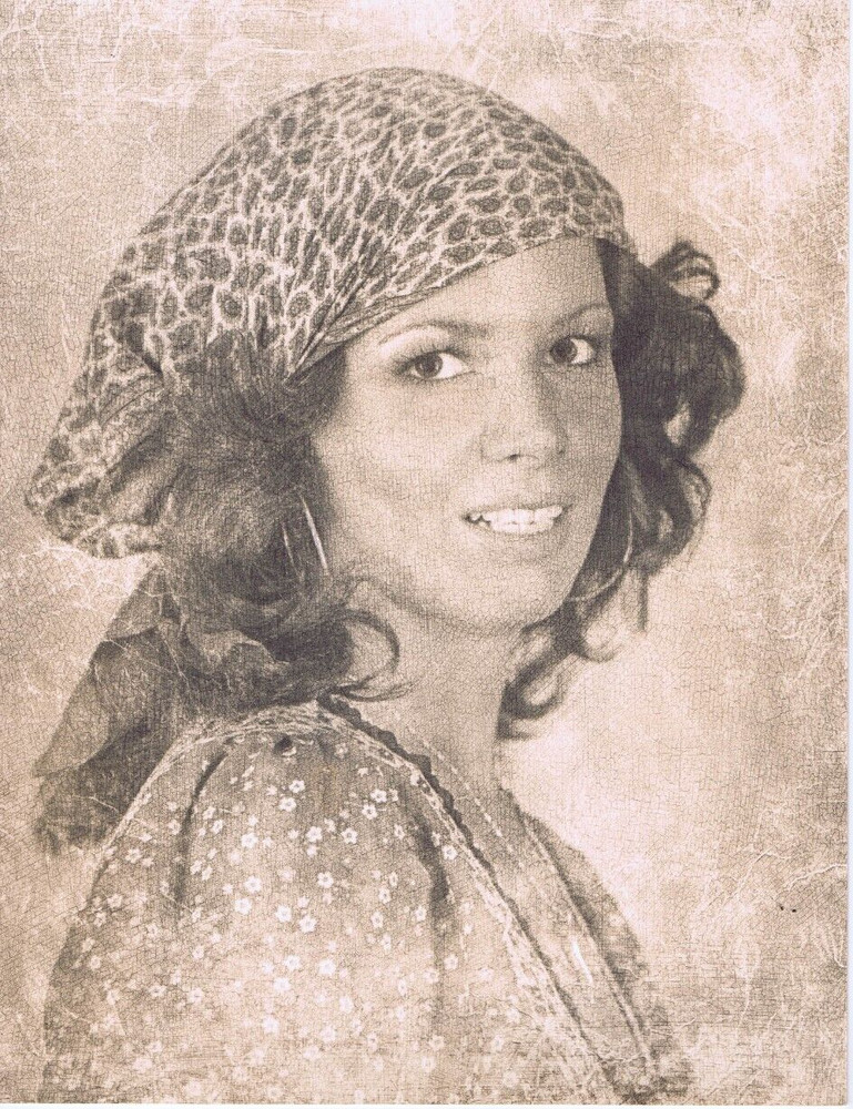 Hendrickson Original Photo B&W PORTRAIT OF BEAUTIFUL GYSPY WOMAN 10×13″ R270