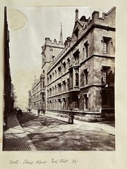 UK Exeter College Oxford c1880 Photograph Vintage Album B14