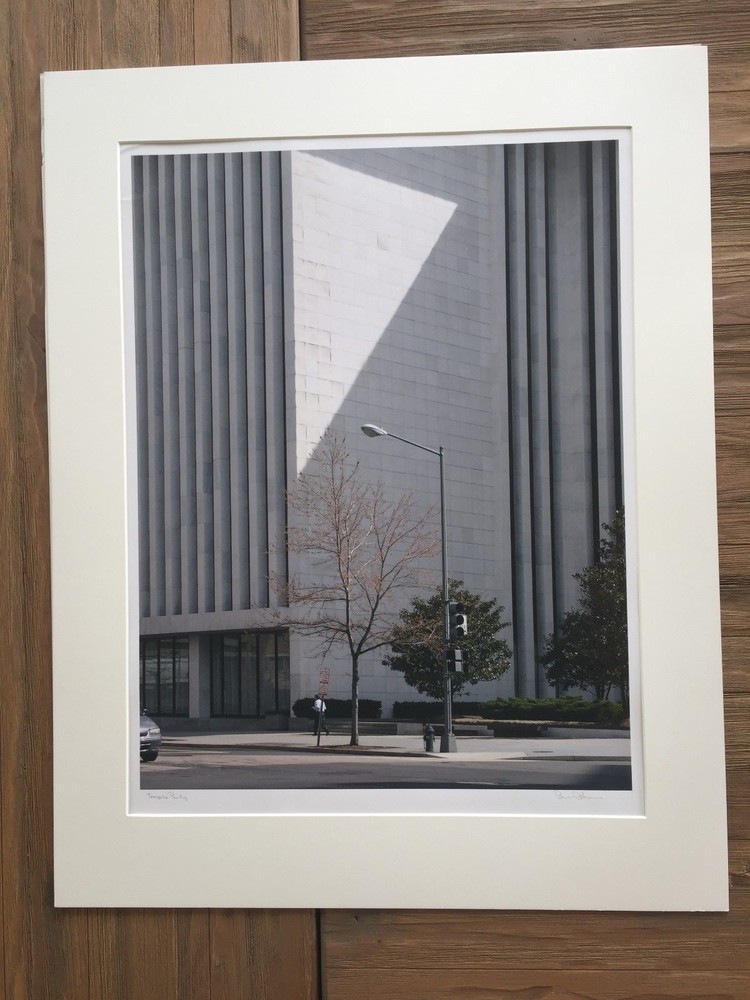 BRUCE BLUM SIGNED Color Photo Print ( 20″X 25 «)-«Transportation Building «