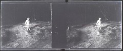 France Auxonne 1915 Child NEGATIVE Photo Glass Plate Vintage VR11A3