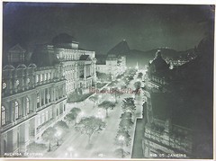 Brazil Brazil Rio De Janeiro Avenida Central Photo Vintage Silver Circa 1920