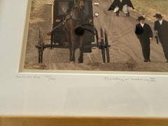 Bill Coleman Photograph Amish Thursday’s Wedding III Signed Numbered Framed Mat