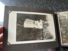 old photo album civilian with defects, civilian, /132