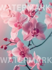 Digital Photo Image Pink Flower Orchid Photograph Art Wallpaper Desktop