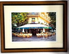 Locke Heemstra Photograph «Les Deux Magots» Paris Framed /Ready to Hang 18 x 14″