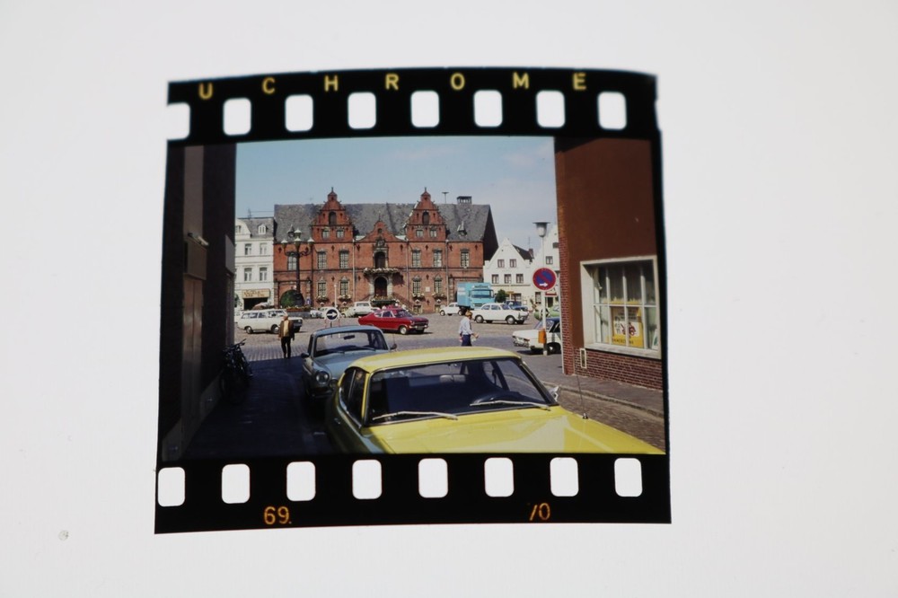 Great Old Colour Slide – City Hall of the City of Glückstadt Vintage – 60-70s