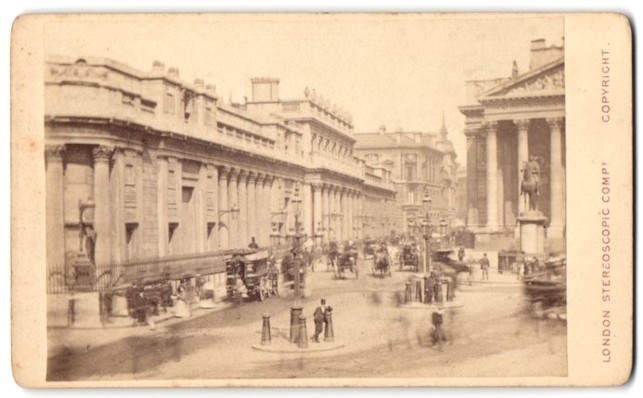 Photograph London Photographic Company, View London, Bank of England, Rhinestones